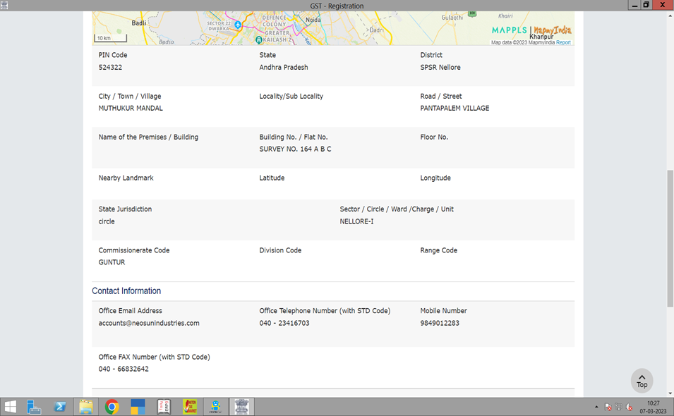 Manual process to locate your business
