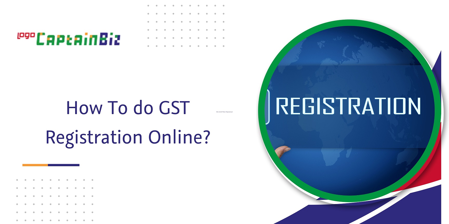 CaptainBiz: how to do gst registration online