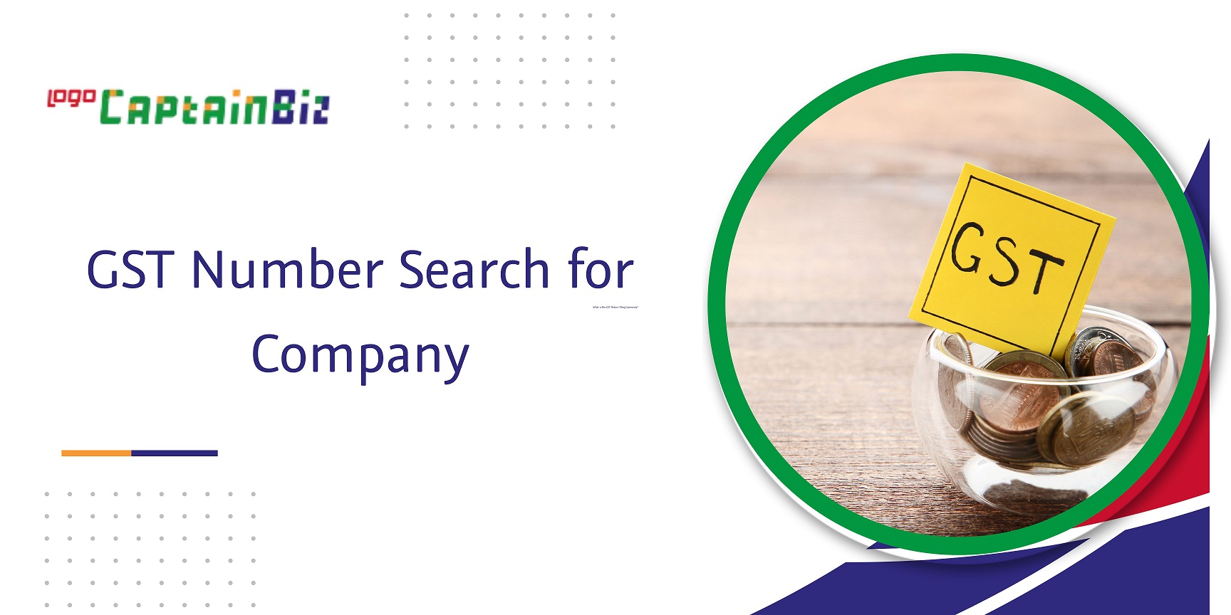 CaptainBiz: gst number search for company