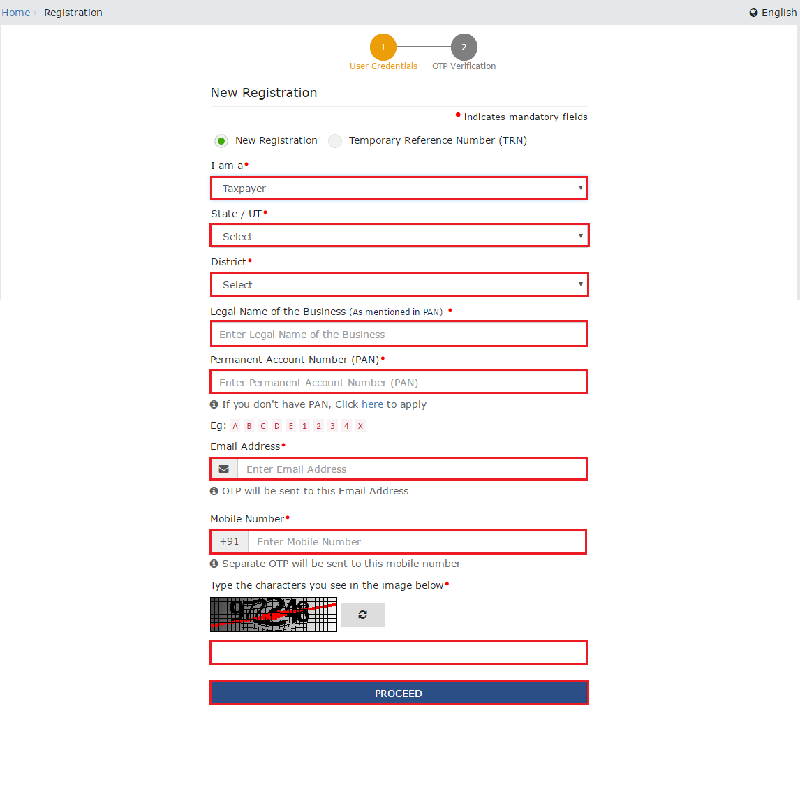 CaptainBiz: Online GST Registration Process Steps