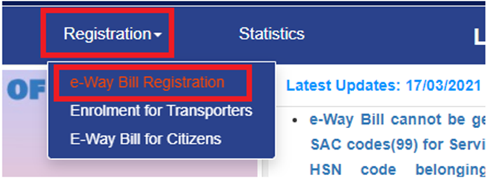 e-Way-Bill-Registration