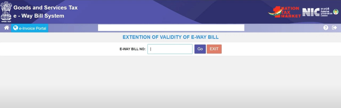 CaptainBiz: FORM 1 of E-waybill Extension