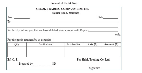 format_of_debit_note