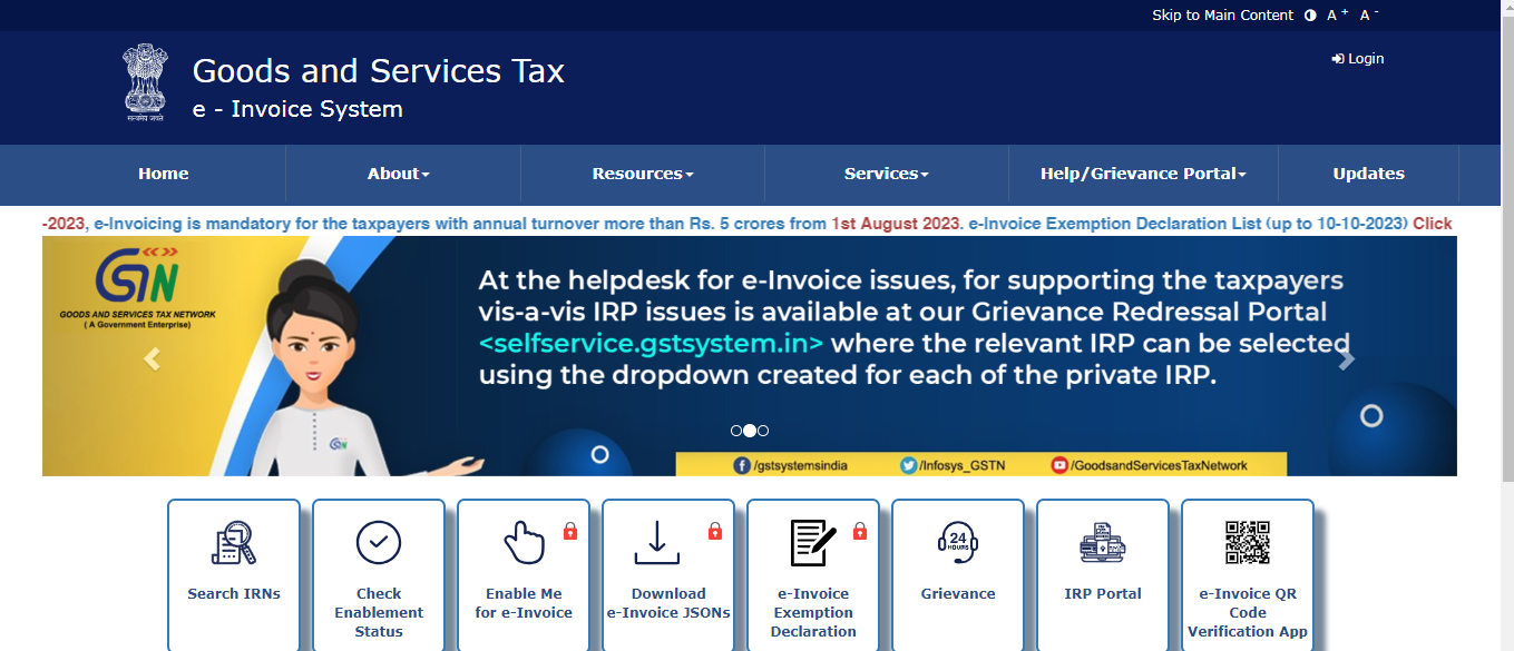 CaptainBiz: e-invoice system dashboard