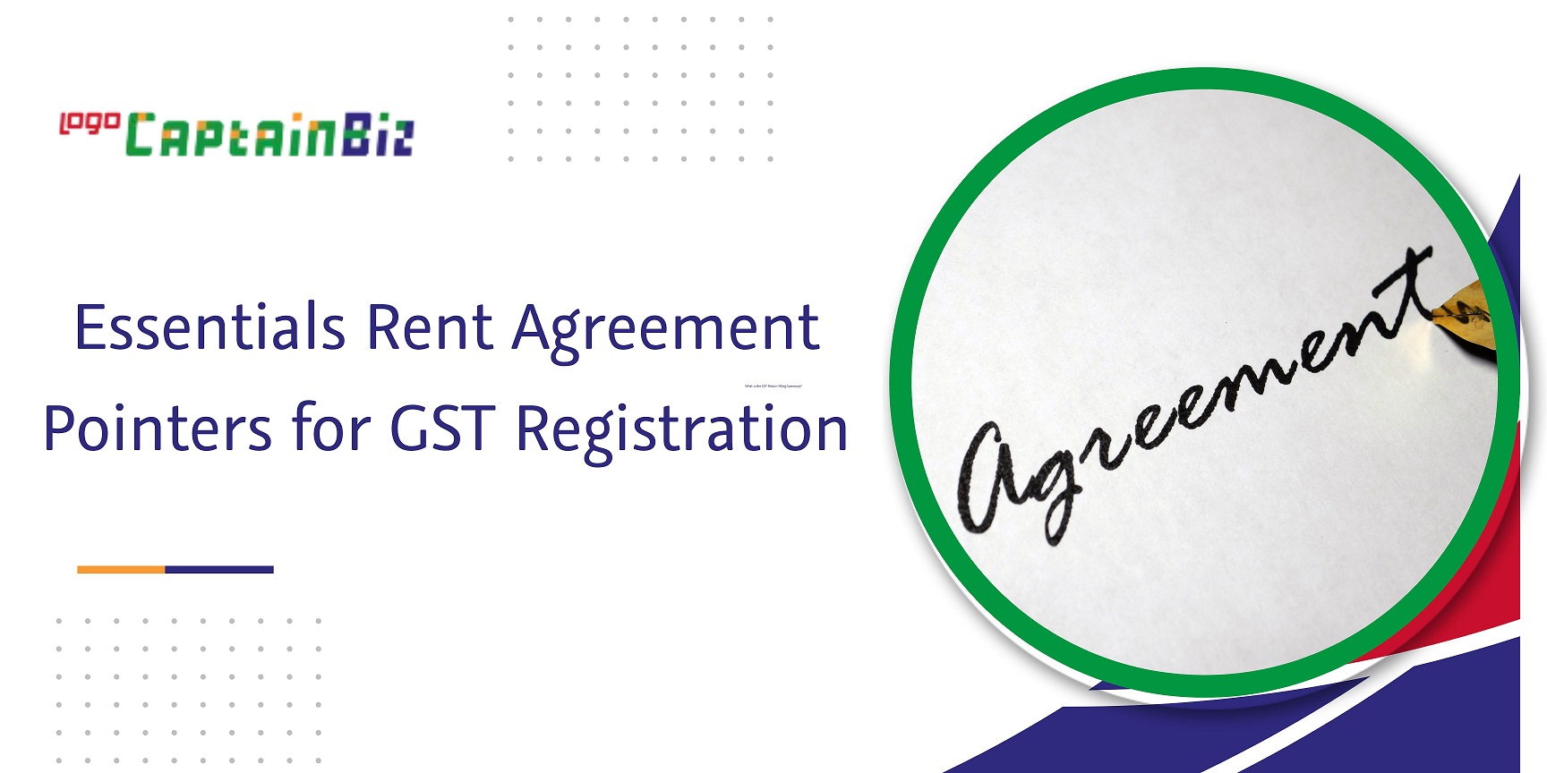 Essentials Rent Agreement for GST Registration | CaptainBiz