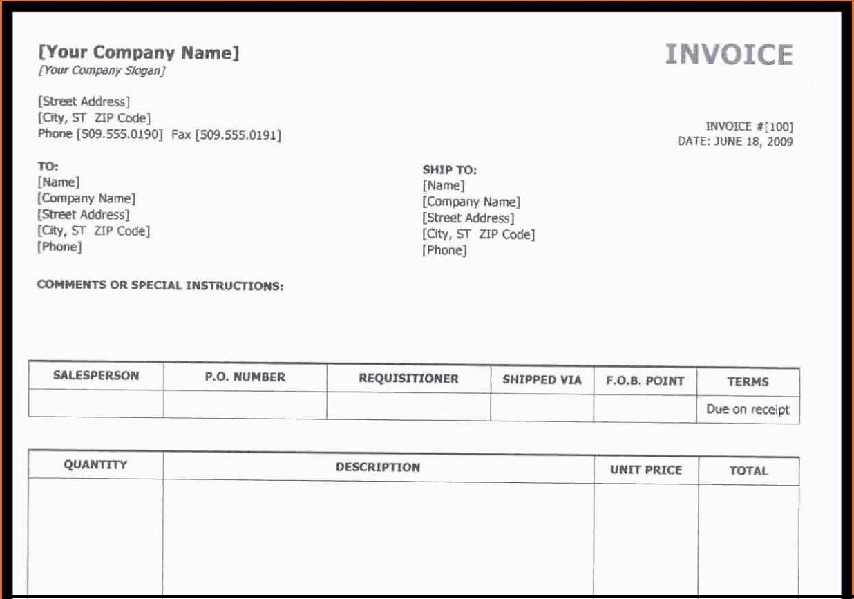CaptainBiz: invoice sample format