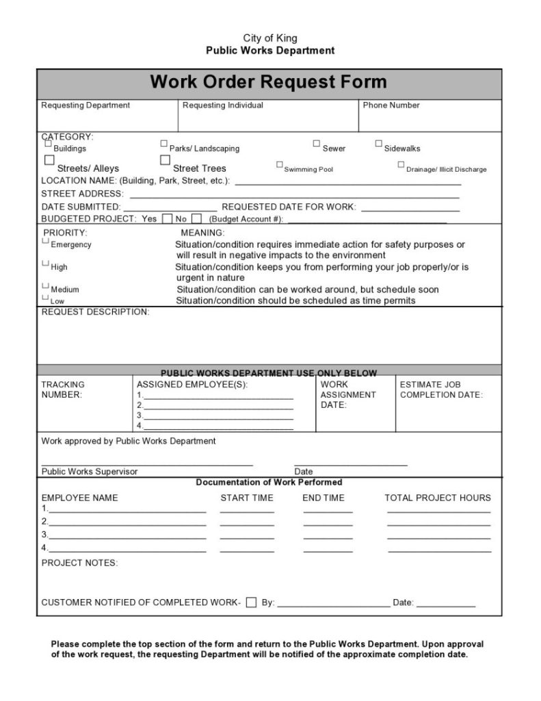 CaptainBiz: work order templates for word
