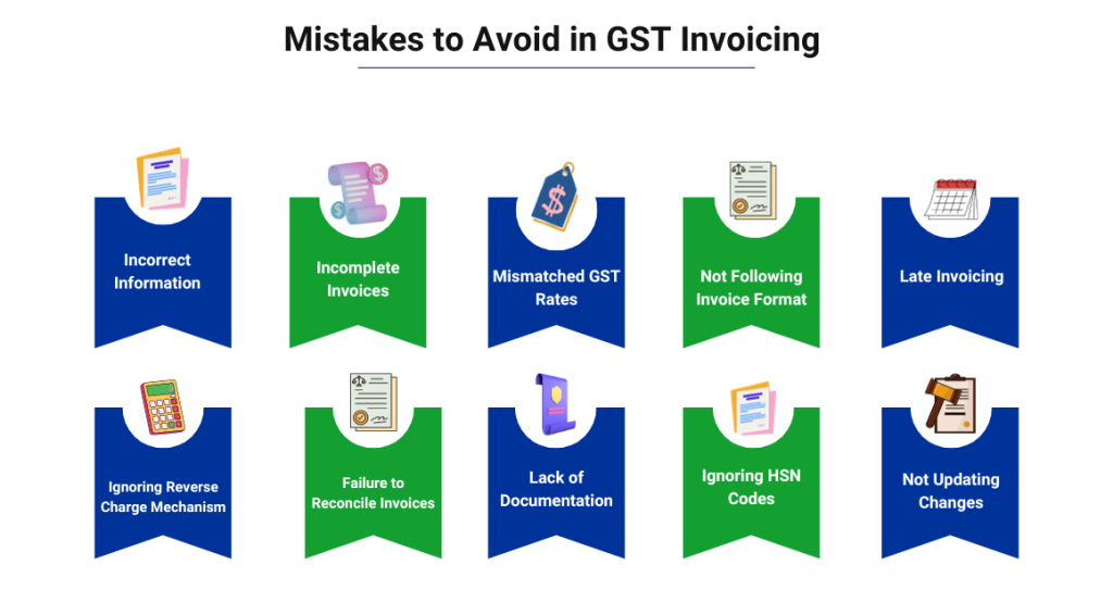 CaptainBiz: mistakes to avoid in gst invoicing