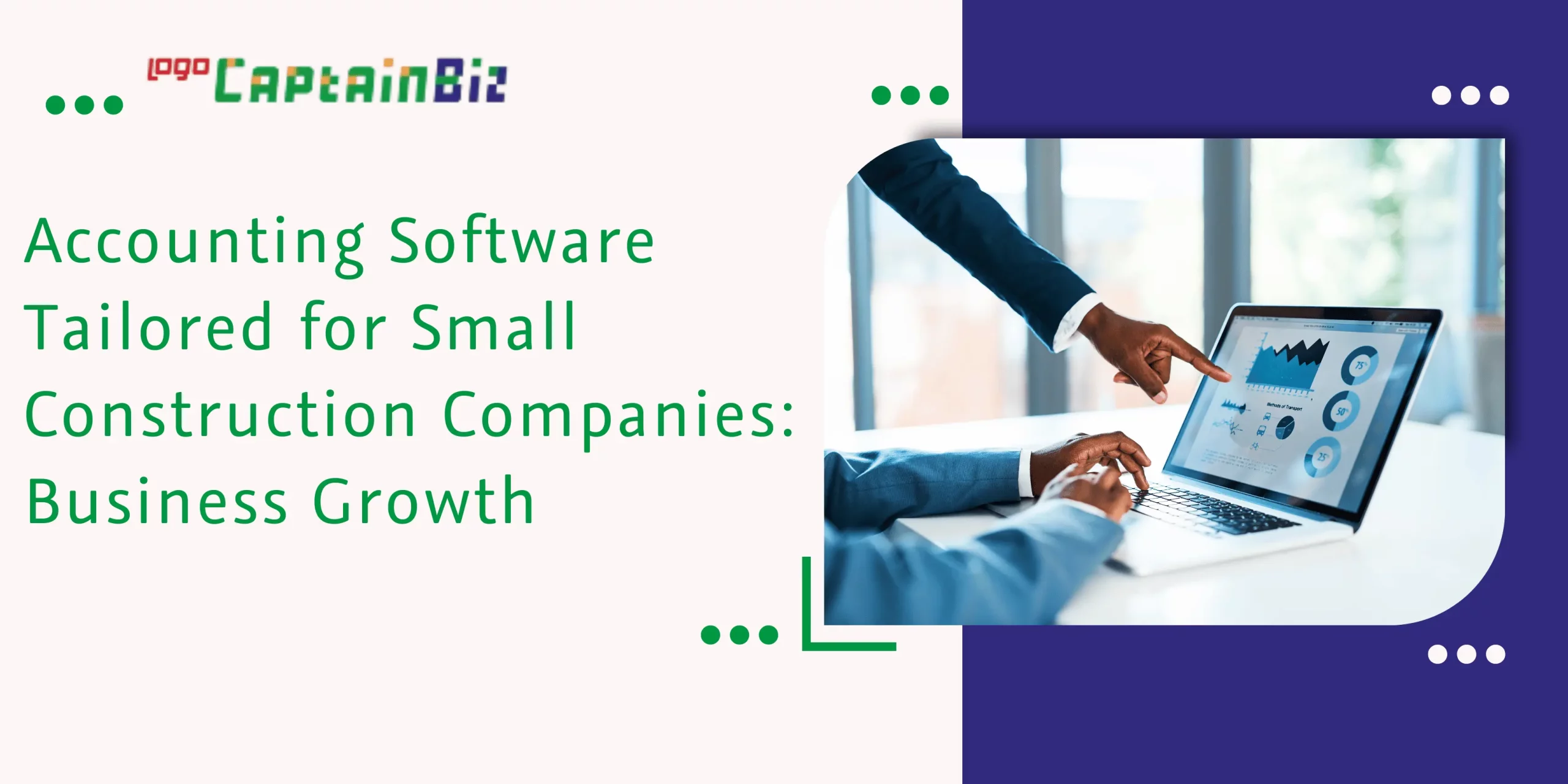CaptainBiz: accounting software tailored for small construction companies: business growth