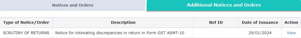 CaptainBiz: check GST ASMT-10