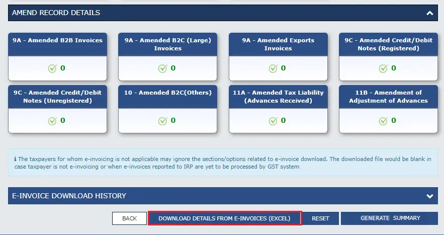 CaptainBiz: exploring amendments and corrections