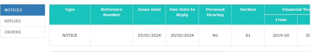 CaptainBiz: how to check GST ASMT -10 issued to the taxpayer