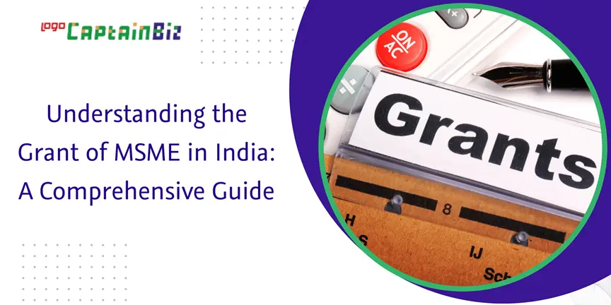CaptainBiz: understanding the grant of MSME in India: a comprehensive guide