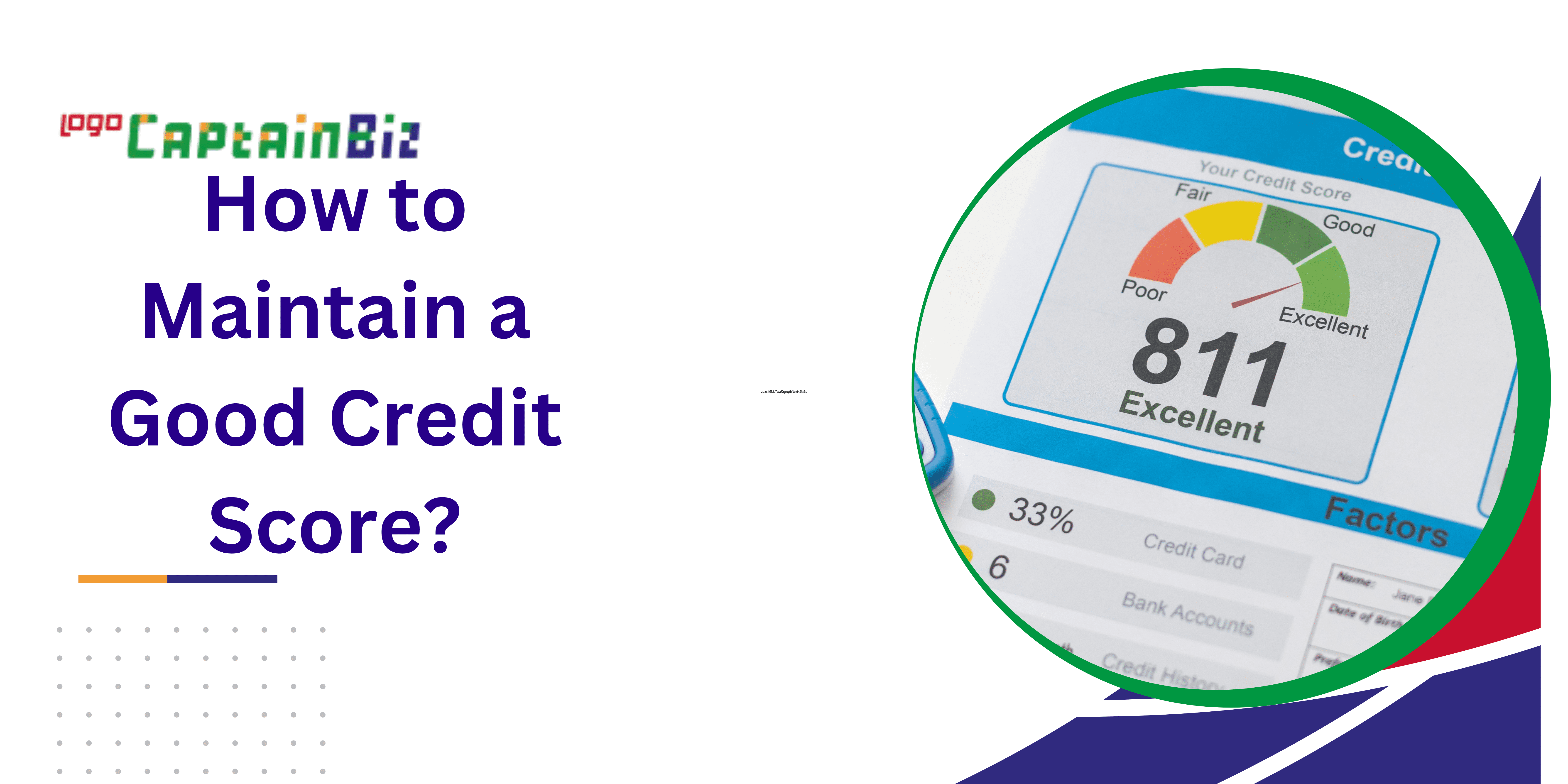 How to Maintain a Good Credit Score?