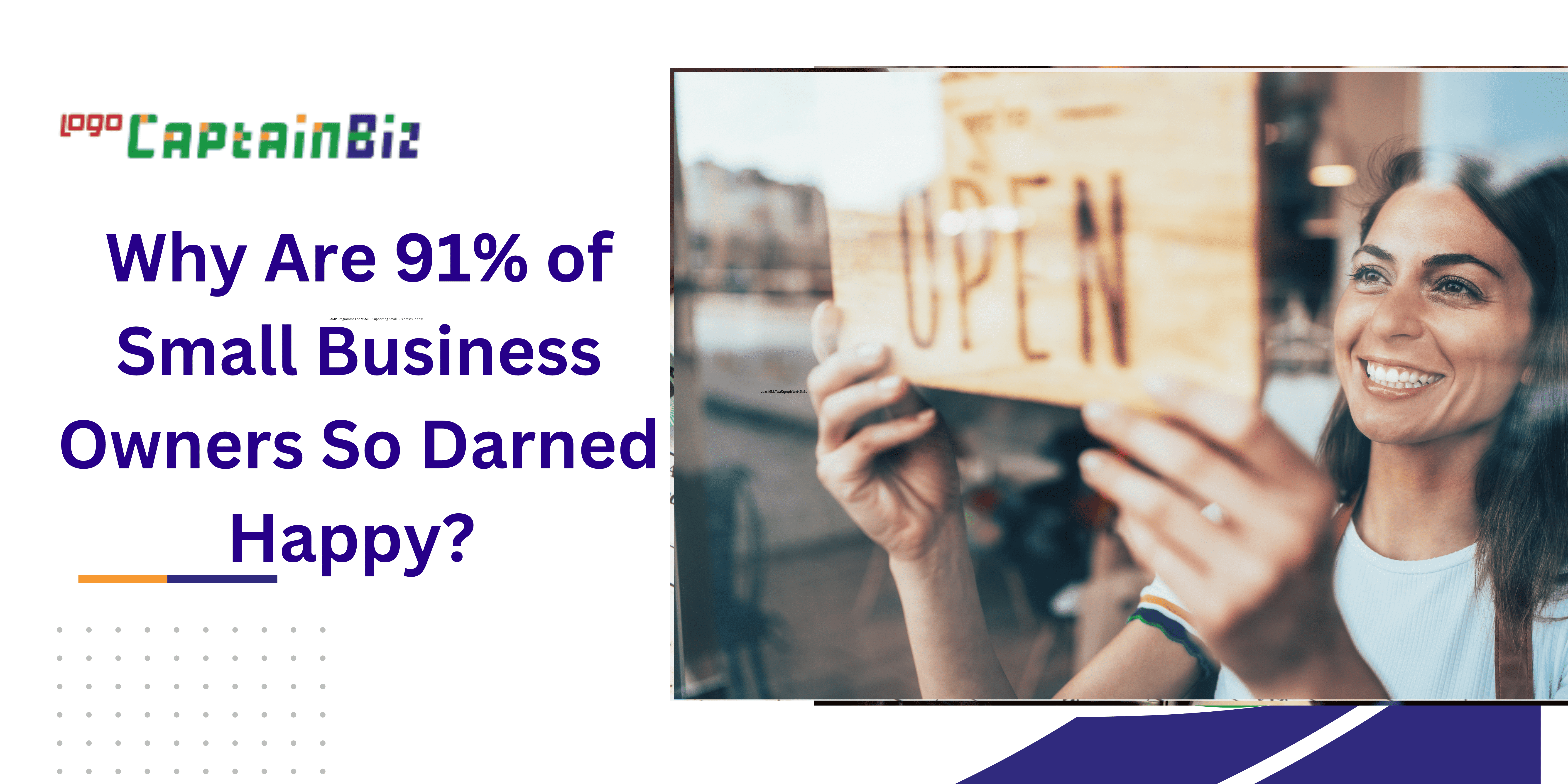 Why Are 91% of Small Business Owners So Darned Happy?