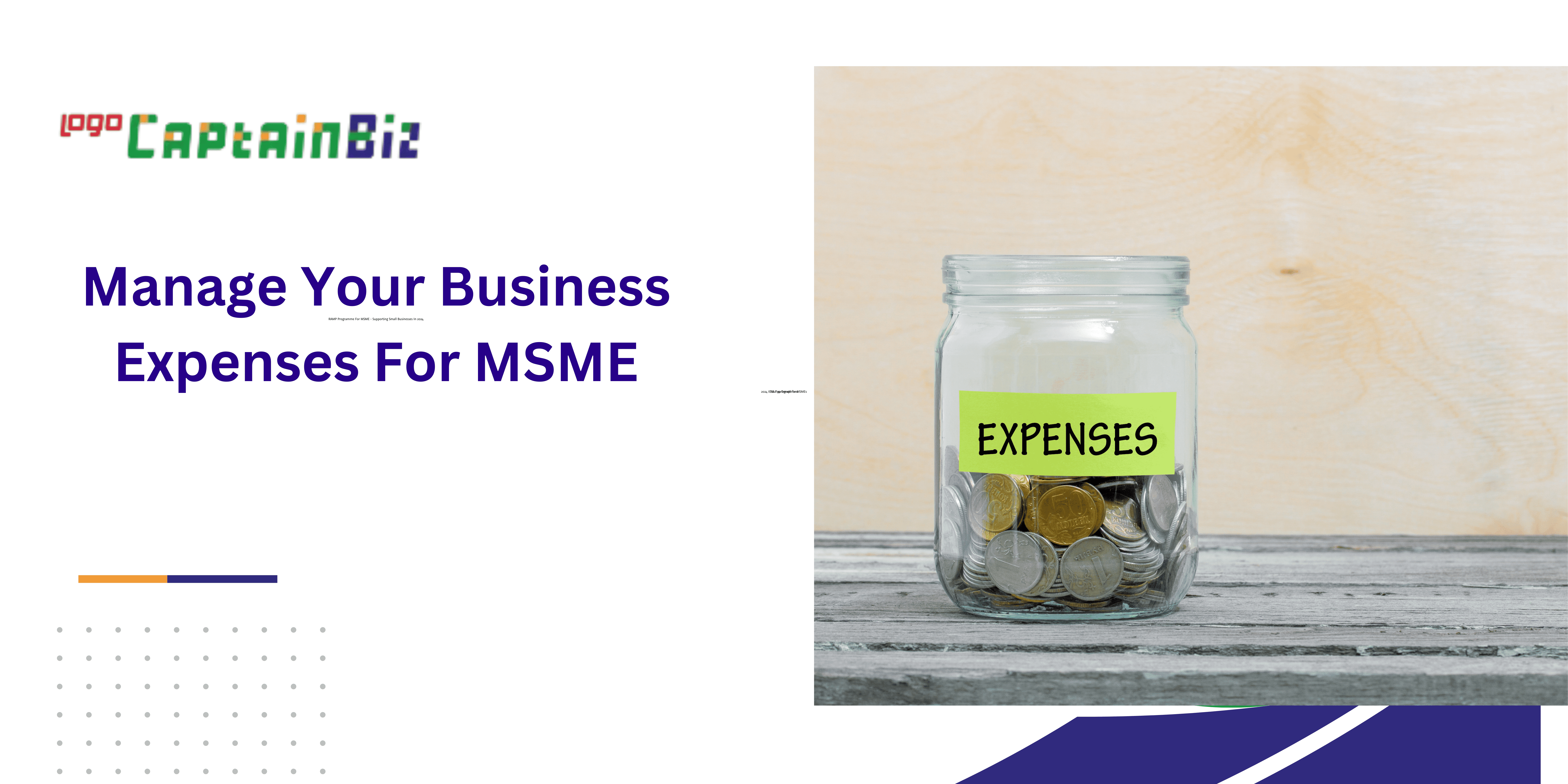 Manage Your Business Expenses For MSME