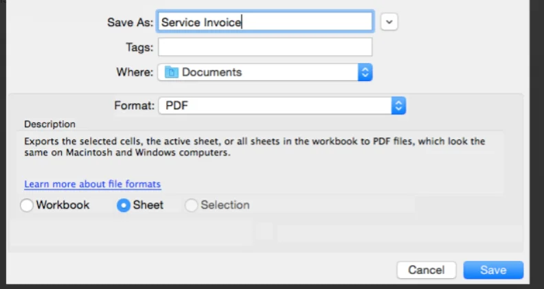 CaptainBiz: saving invoice