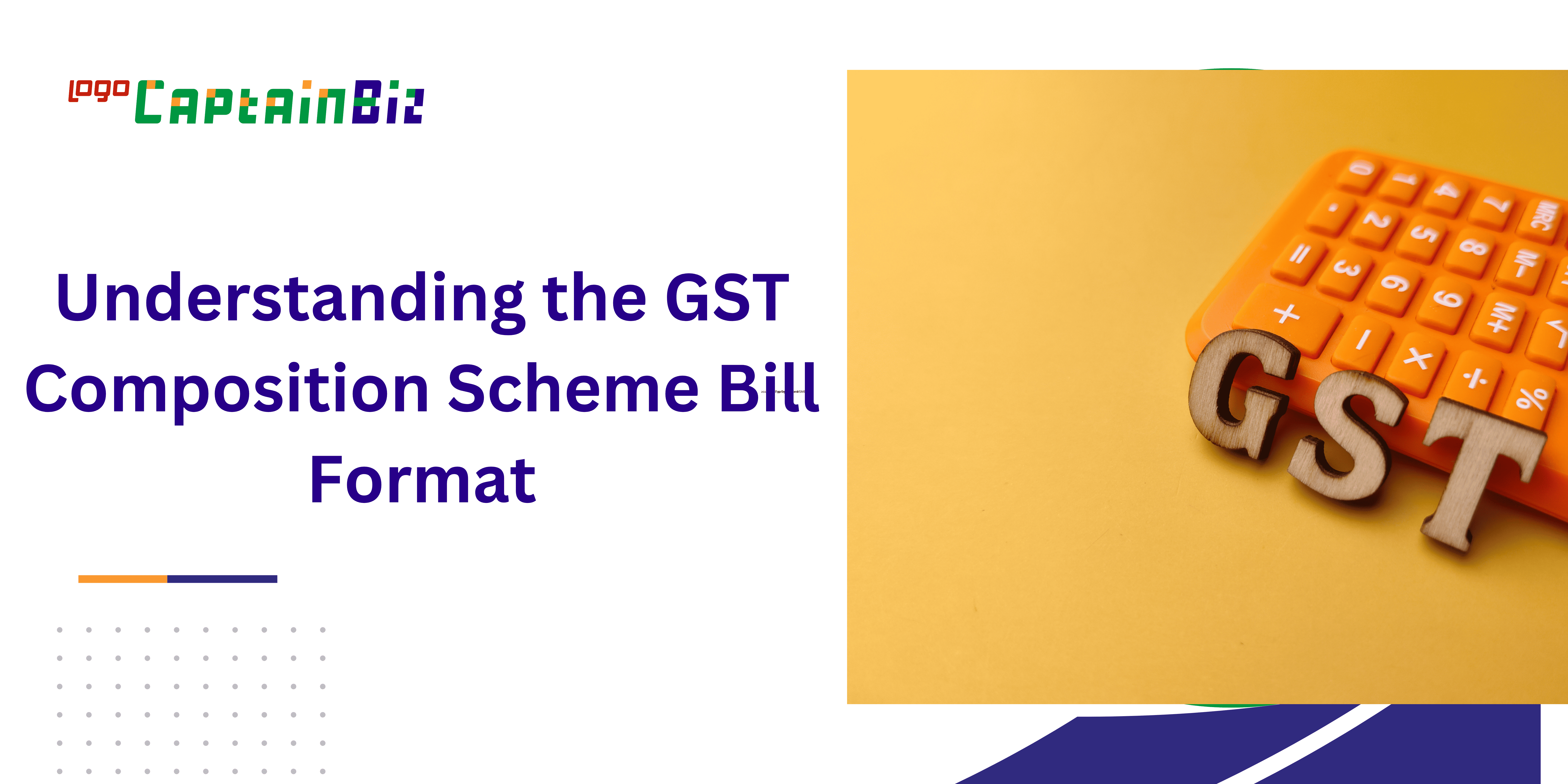 Understanding the GST Composition Scheme Bill Format