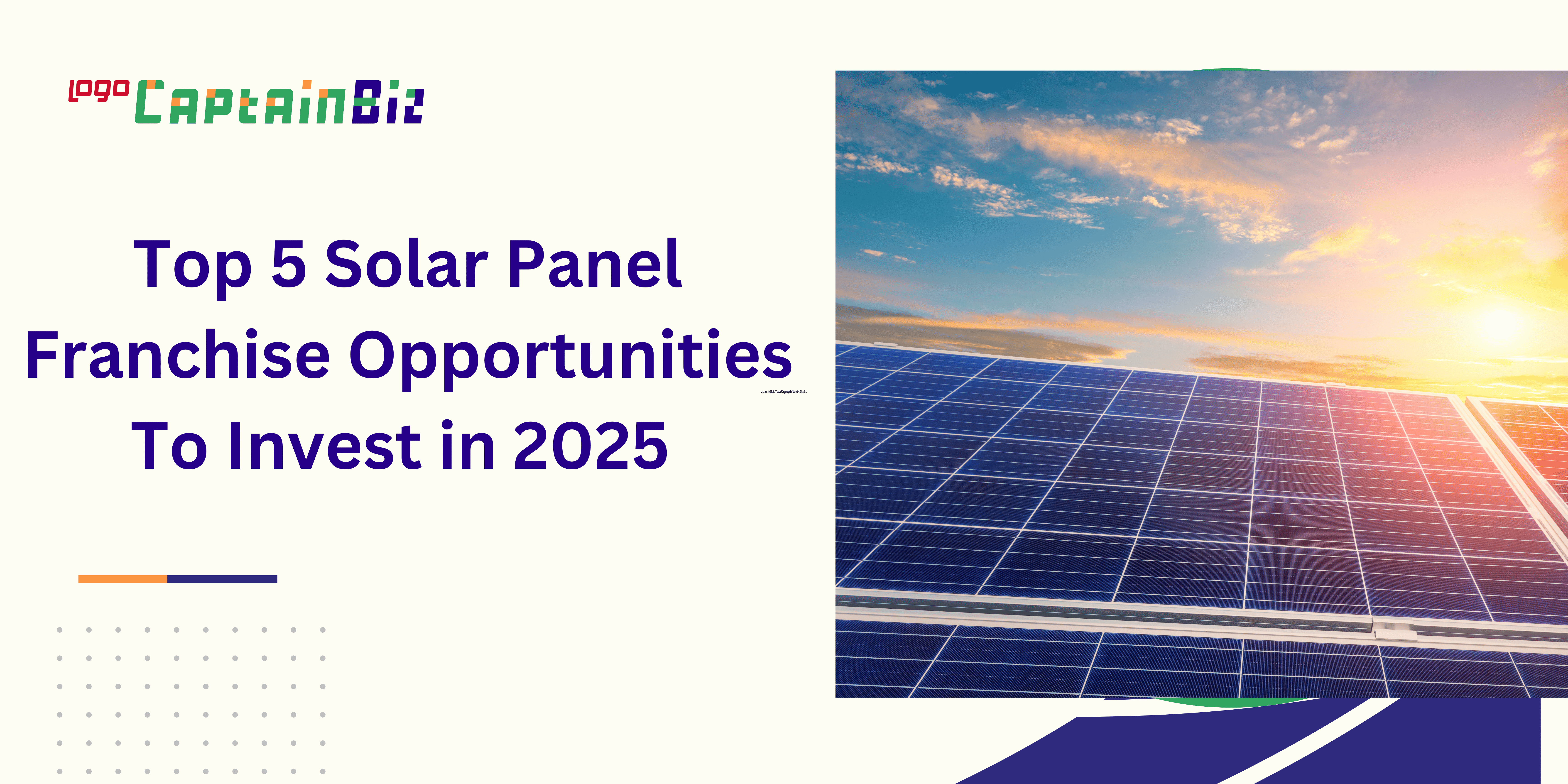 Top 5 Solar Panel Franchise Opportunities in 2025 | CaptainBiz